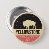 Yellowstone National Park Badge Button (Voorkant /achterkant)