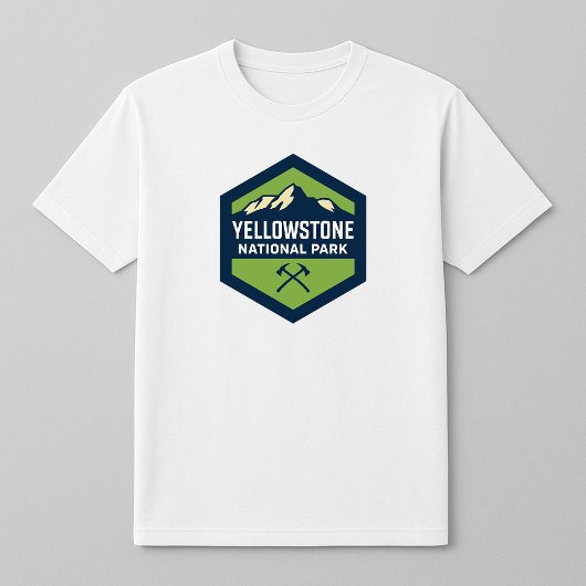 Yellowstone National Park Badge Logo T-shirt