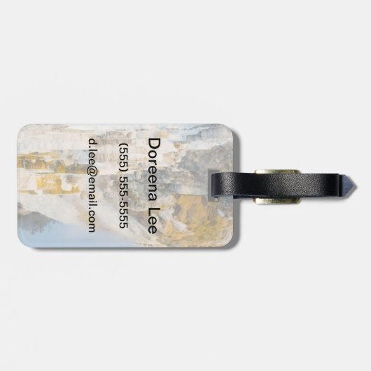 Yellowstone National Park Bagagelabel (Achterkant horizontaal)