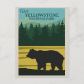 Yellowstone National Park Beer Briefkaart (Voorkant)