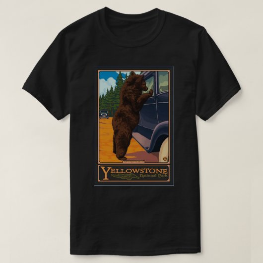  Yellowstone National Park Beer T-shirt (Design voorkant)