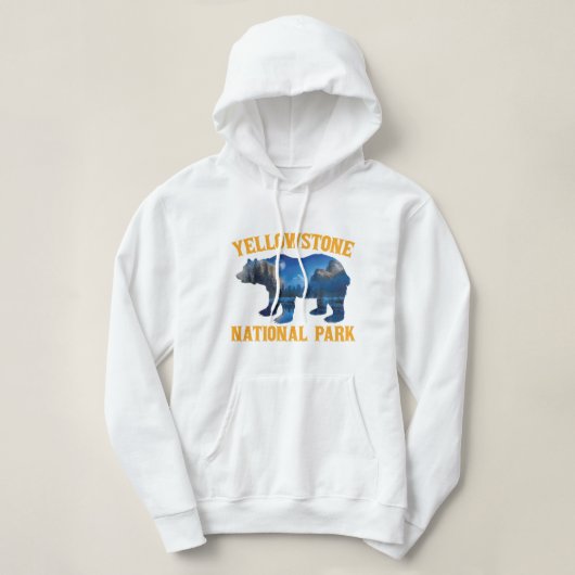  Yellowstone National Park Beer Wyoming Hoodie (Design voorkant)
