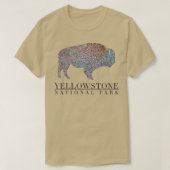 Yellowstone National Park benefit ar T-shirt (Design voorkant)