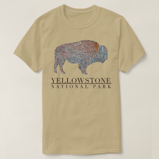 Yellowstone National Park benefit ar T-shirt (Design voorkant)