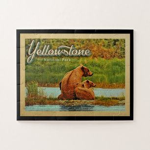 Yellowstone National Park Beren  Legpuzzel