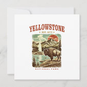 Yellowstone National Park: bergen en bizons (Voorkant)