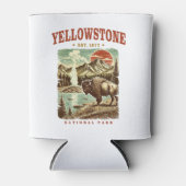 Yellowstone National Park: bergen en bizons Blikjeskoeler (Voorkant)