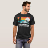 Yellowstone National Park Bigfoot Mountains T-shirt (Voorkant volledig)
