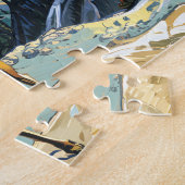 Yellowstone National Park Bighorn Sheep Van Gogh Legpuzzel (Zijkant)