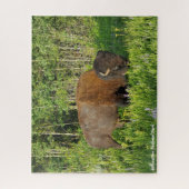 Yellowstone National Park Bison Legpuzzel (Verticaal)