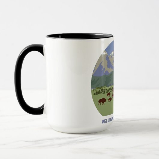 Yellowstone National Park Bison Mountain Classic Mok (Links)