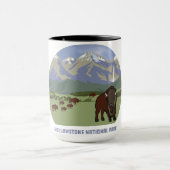 Yellowstone National Park Bison Mountain Classic Mok (Midden)
