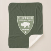 Yellowstone National Park Bison Sherpa Deken (Voorkant)
