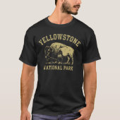 Yellowstone National Park Bison T-shirt (Voorkant)