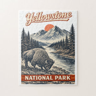 Yellowstone National Park - Bizon Legpuzzel