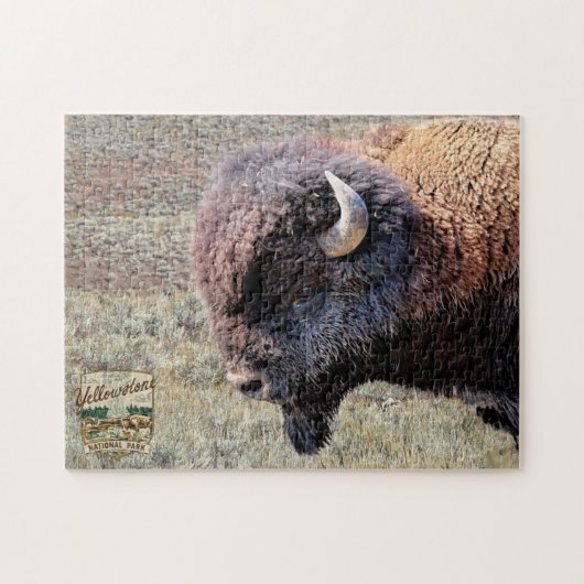 Yellowstone National Park Bizon Puzzel (Horizontaal)