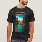 Yellowstone National Park Black Shirt (Voorkant)