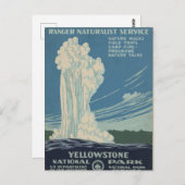  Yellowstone National Park Briefkaart (Voorkant / Achterkant)