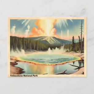 Yellowstone National Park  Briefkaart