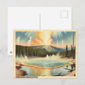 Yellowstone National Park  Briefkaart (Voorkant / Achterkant)