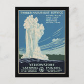 Yellowstone National Park Briefkaart (Voorkant)