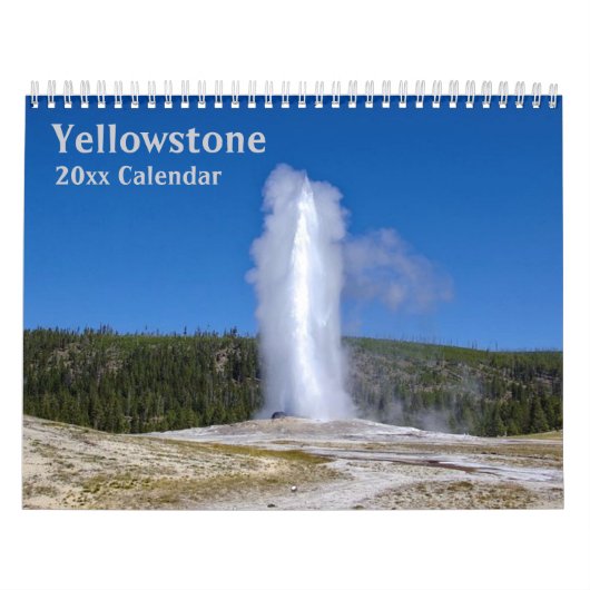 Yellowstone National Park Calendar Kalender (Hoes)