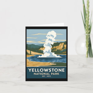 Yellowstone National Park Camping Wandelen M Kaart