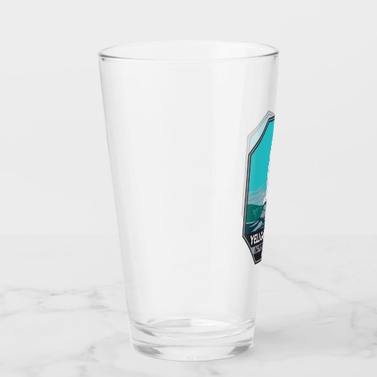 Yellowstone National Park Castle Geyser  Glas (Rechts)