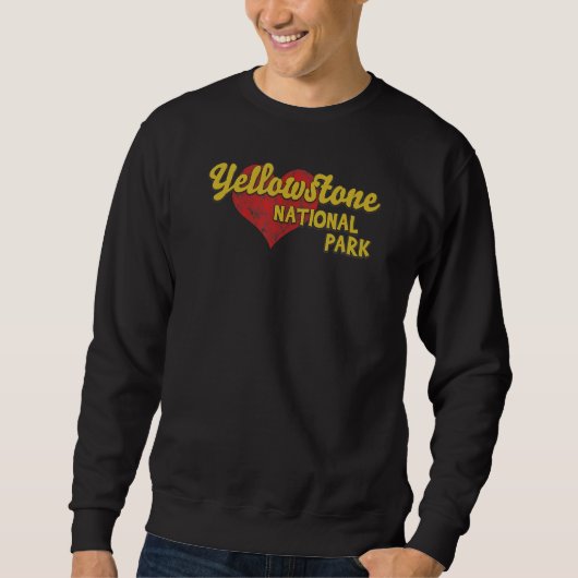 Yellowstone National Park Classic Design Trui (Voorkant)