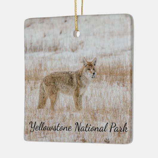 Yellowstone National Park Coyote Ornament (Links)