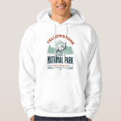 Yellowstone National Park Cute Landscape Hoodie (Voorkant)