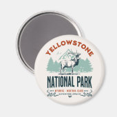 Yellowstone National Park Cute Landscape Magneet (Voorkant / Achterkant)