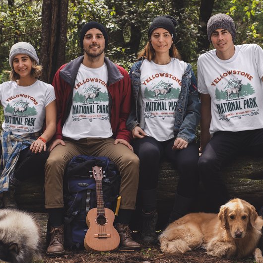 Yellowstone National Park Cute Landscape T-shirt
