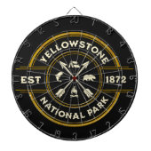 Yellowstone National Park dartbord (Voorkant)