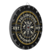 Yellowstone National Park dartbord (Voorkant Links)