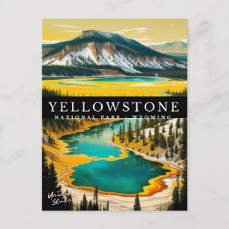 YELLOWSTONE NATIONAL PARK FEESTDAGENKAART