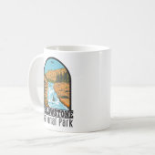 Yellowstone National Park Firehole Herfsten  Koffiemok (Voorkant links)