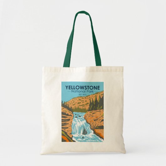 Yellowstone National Park Firehole Herfsten Tote Bag (Voorkant)