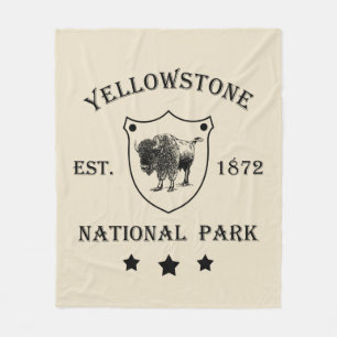 Yellowstone National Park Fleece Deken
