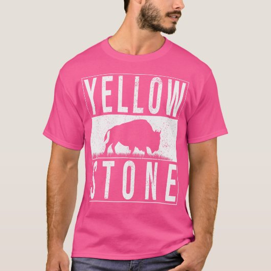Yellowstone National Park for Hiking and Camping T-shirt (Voorkant)
