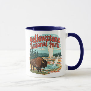 Yellowstone National Park Geiser Hete Bron Mok