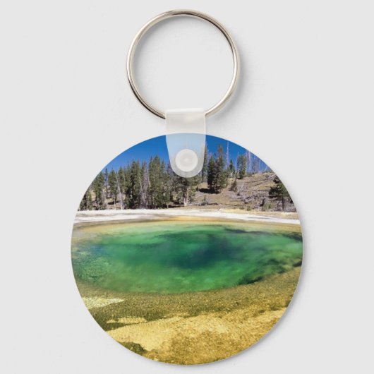 Yellowstone National Park geschenken Sleutelhanger (Voorkant)