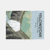 Yellowstone National Park Gibbon Herfst Fleece Deken (Voorkant (Horizontaal))
