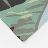 Yellowstone National Park Gibbon Herfst Fleece Deken (Hoek)