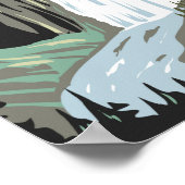 Yellowstone National Park Gibbon Herfst Poster (Hoek)