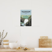 Yellowstone National Park Gibbon Herfst Poster (Keuken)