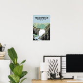 Yellowstone National Park Gibbon Herfst Poster (Thuiskantoor)