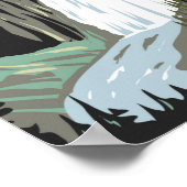 Yellowstone National Park Gibbon Herfst  Poster (Hoek)