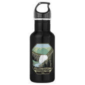 Yellowstone National Park Gibbon Herfst  Waterfles (Voorkant)