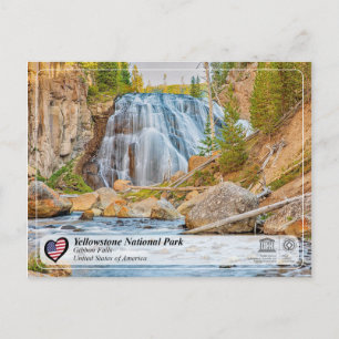 Yellowstone National Park - Gibbon Herfsten Briefkaart